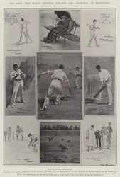 De eerste testwedstrijd tussen Engeland en Australië in Edgbaston